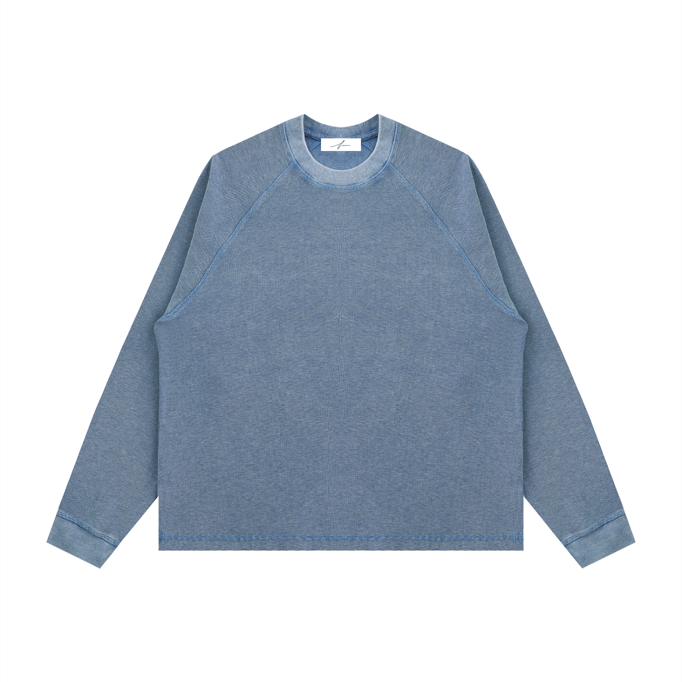Unisex Vintage Wash Boxy  Waffle T-Shirt